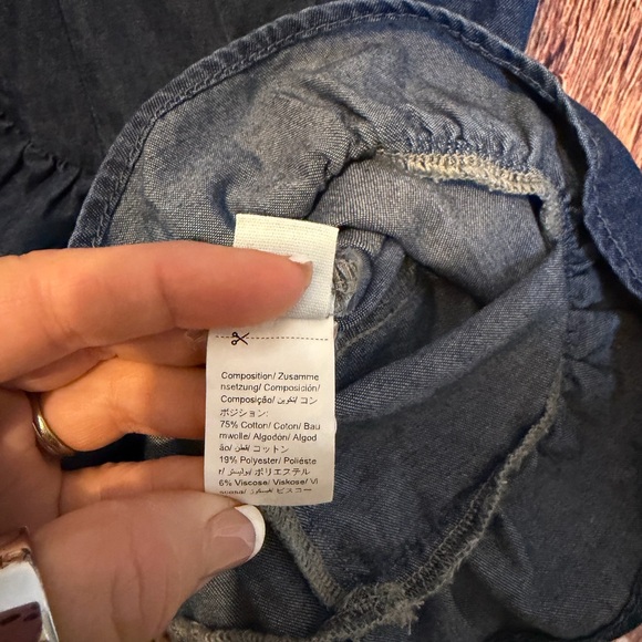 Denim Ruffle Dress - Picture 4 of 5